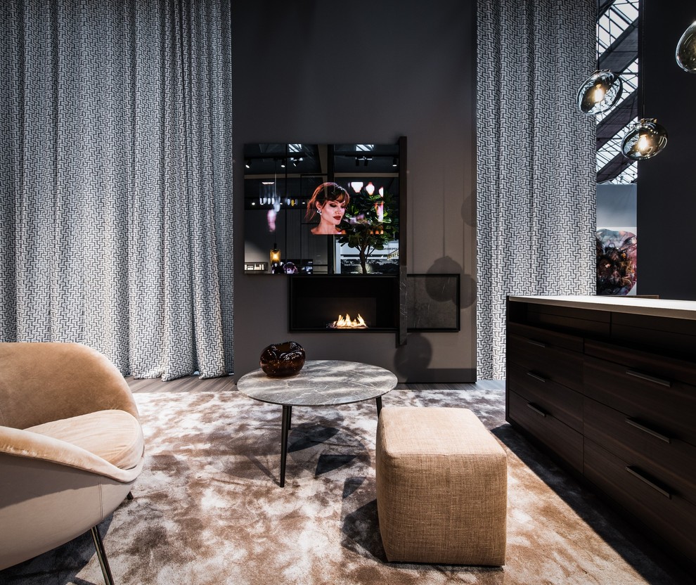 Биокамин Planika PrimeFire Logs в интерьере