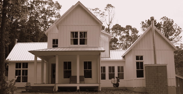 Modern Farmhouse  in Rural Georgia  Modern Exterior 