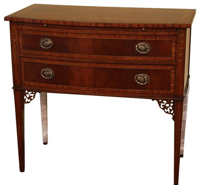 High End Oak Drawers Hepplewhite Style 2 Drawer Buffet High End Oak Drawers Hepplewhite Style 2 Drawer Buffet