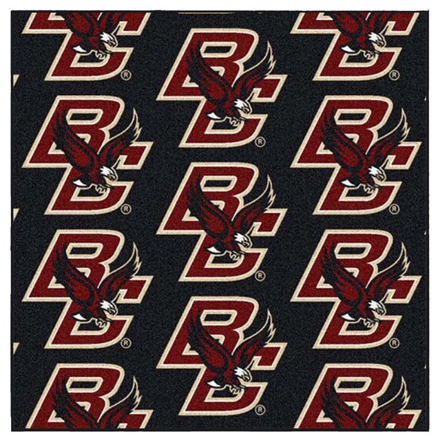 Ncaa My Team College Repeating Rug Boston Contemporary Ncaa My Team College Repeating Rug
