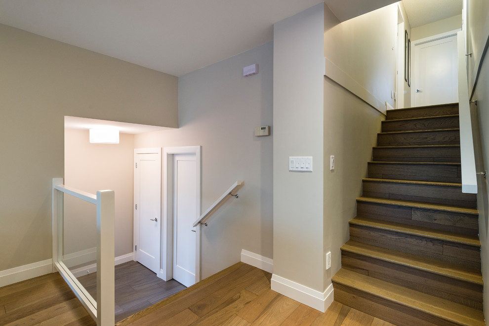 Inspiration for a transitional home design remodel in Vancouver