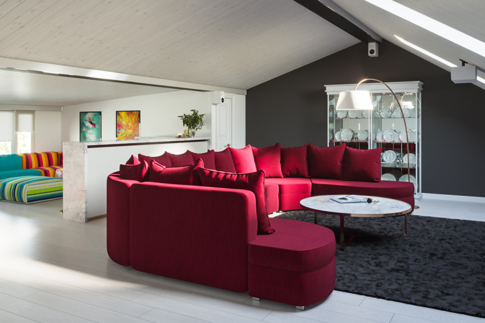 Комната отдыха для гостей в загородном доме в Сочи