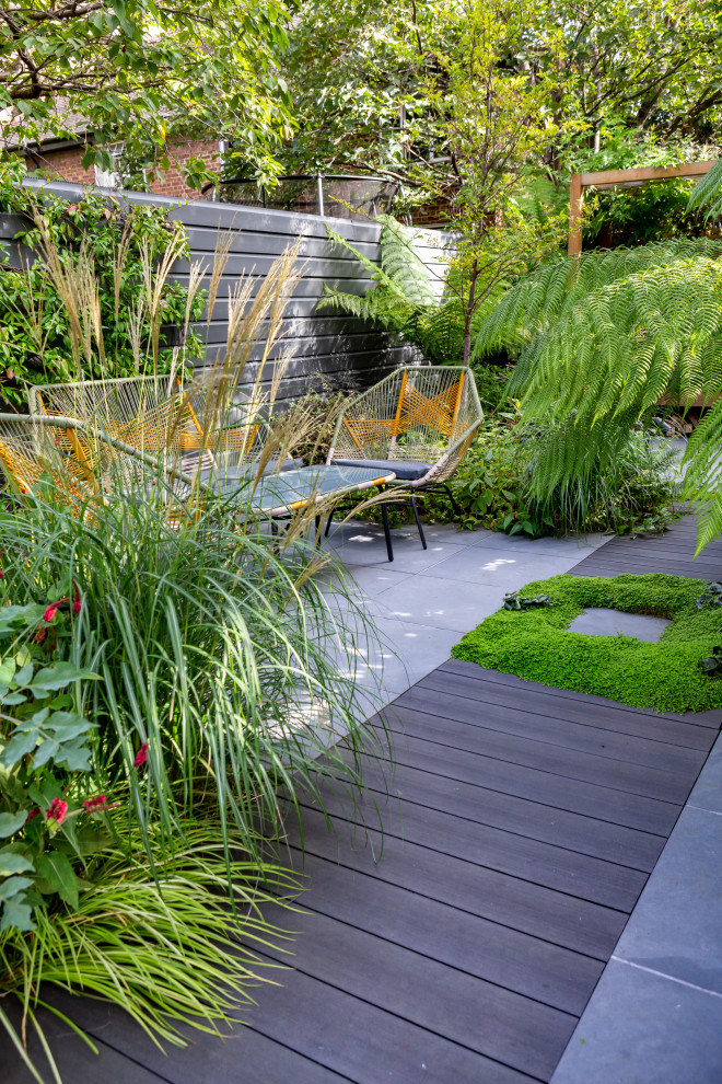 Kleiner Moderner Garten in London