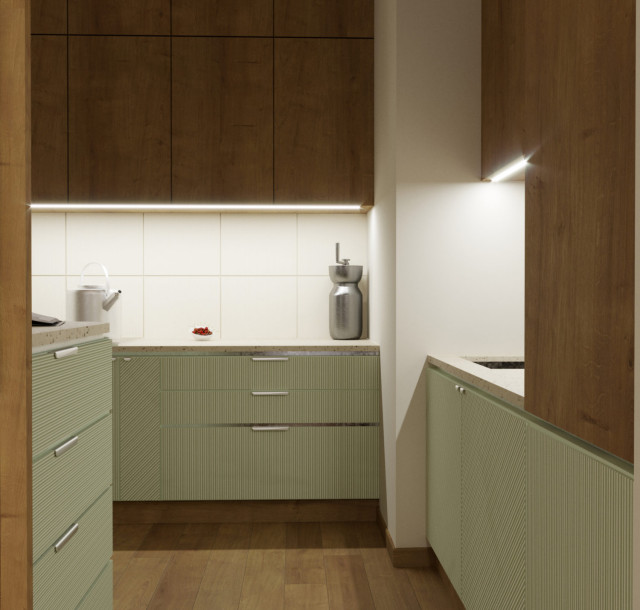 Apartment In Pastels Colours scandinavian-kitchen