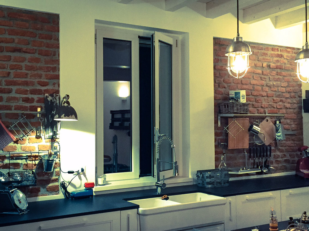 Photo of an industrial kitchen in Milan.