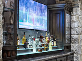 Mediterranean Home Bar by JAUREGUI Architecture Interiors Construction