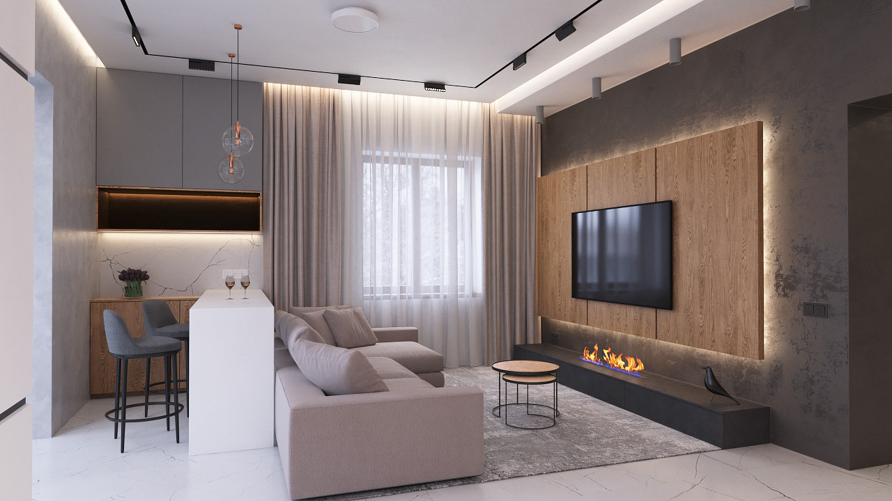 Дизайн проект дома, 88 кв. м, г. Самара, п. Кириллинский