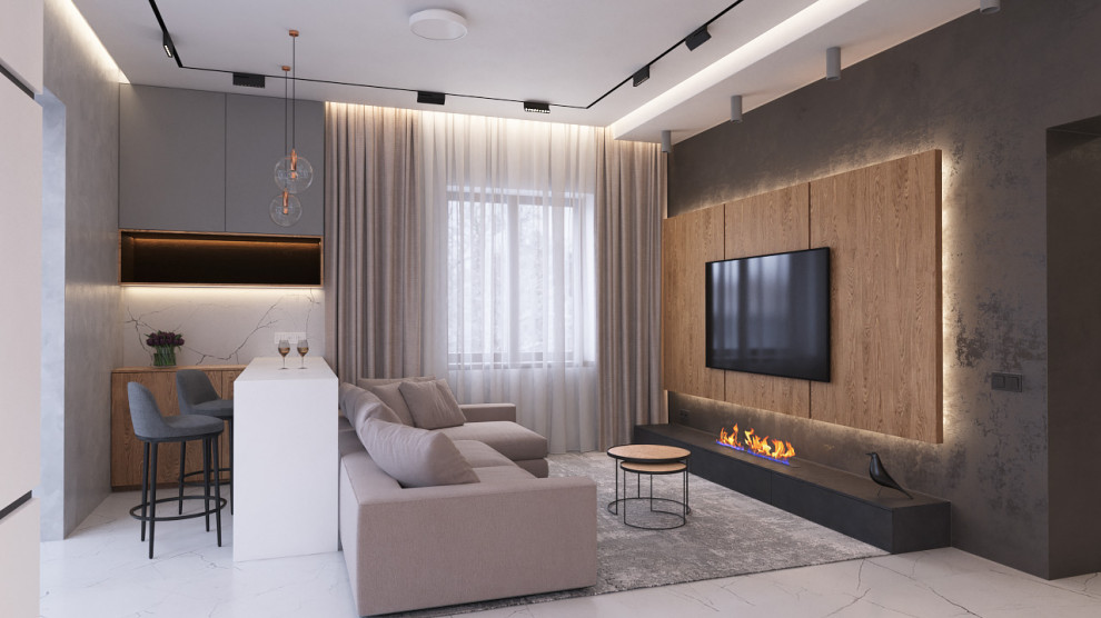 Дизайн проект дома, 88 кв. м, г. Самара, п. Кириллинский