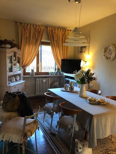 La sala da pranzo prima del restyling
