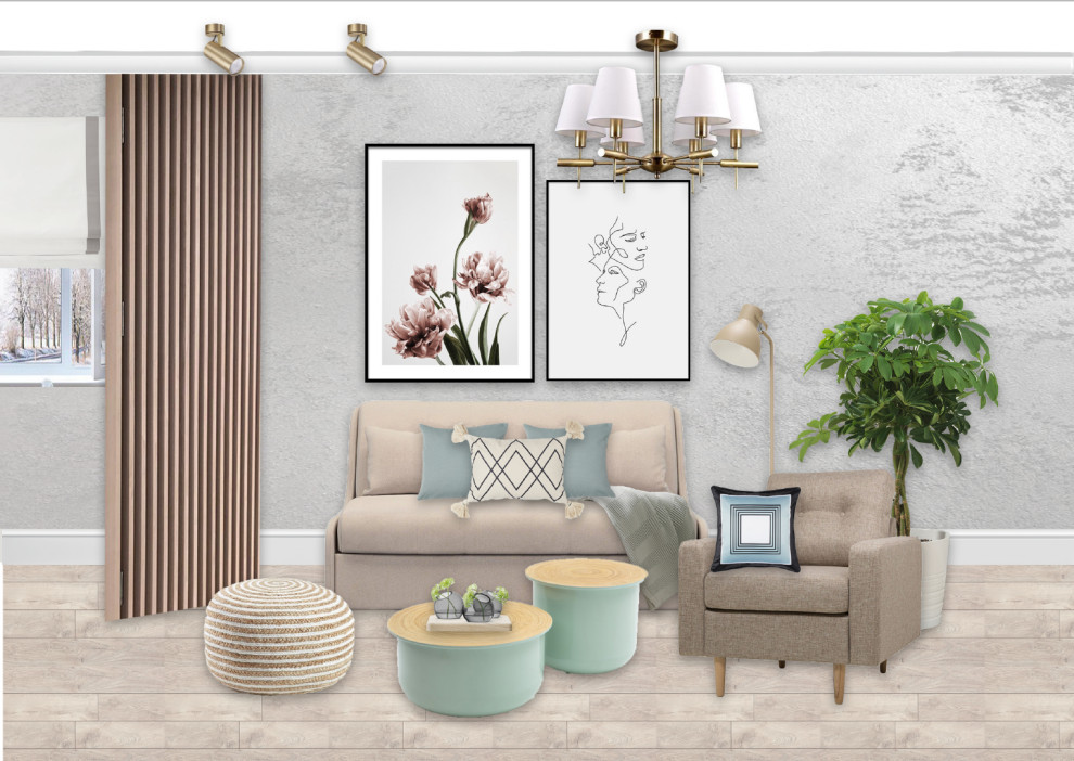 Проект 3-комнатной квартиры Любовь