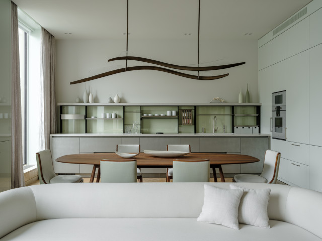 Modern Apartment where slow living trends meet exquisite designs modern-dining-room