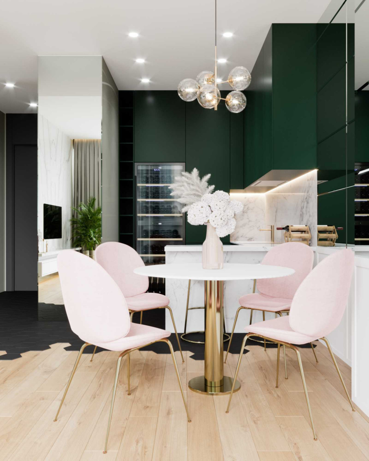 Двухкомнатные апартаменты для девушки