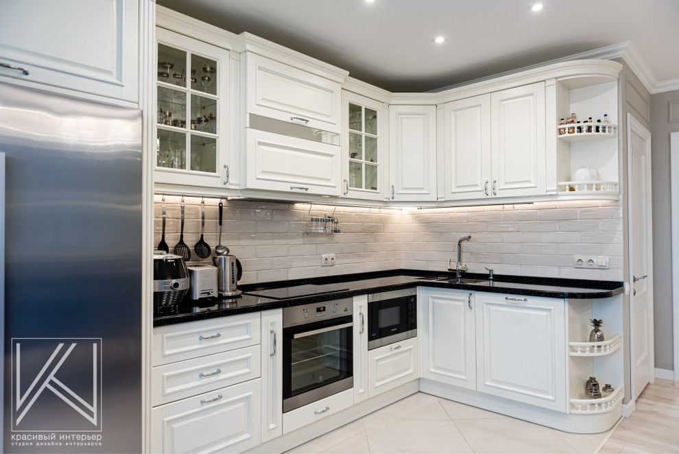 Реализованный интерьер четырехкомнатной квартиры