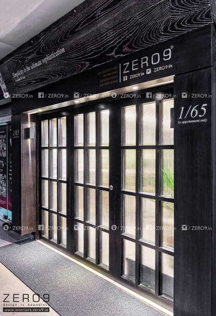 2 Parallel Walls modern-arbeitszimmer