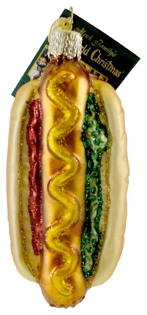 Old World Christmas Ornament...Hot Dog...Food Theme