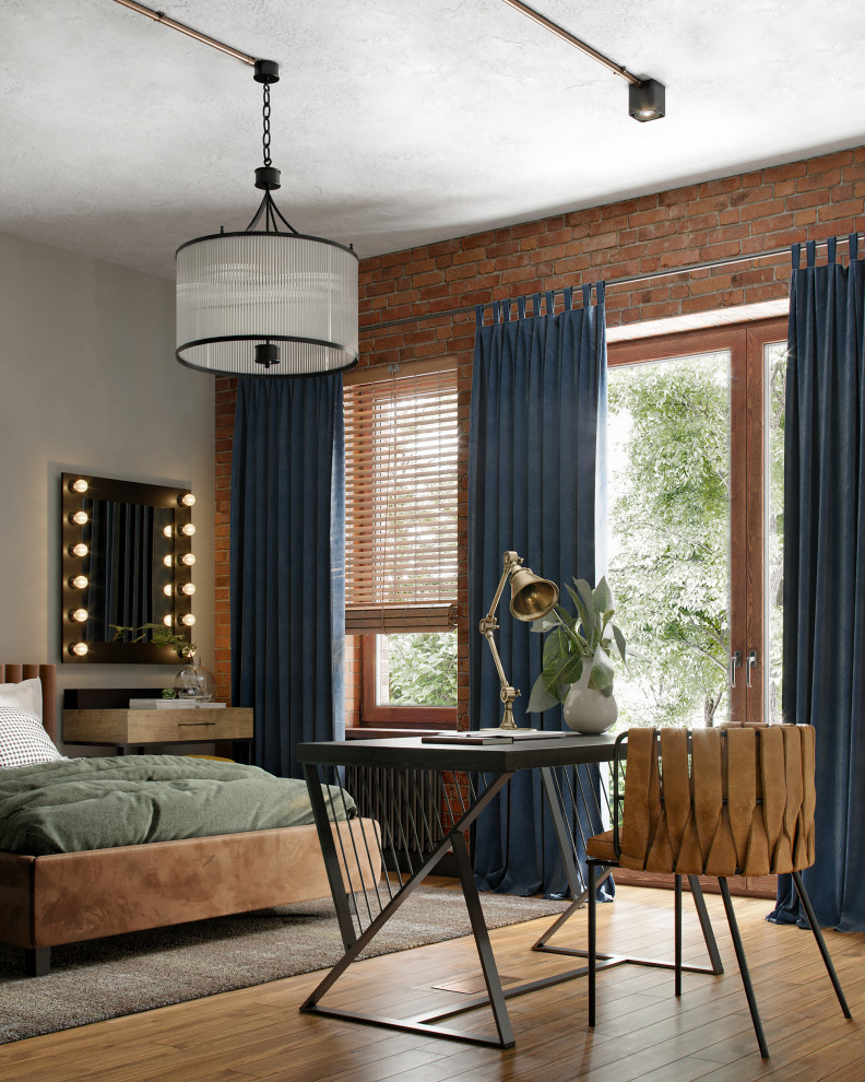 Спальня с библиотекой