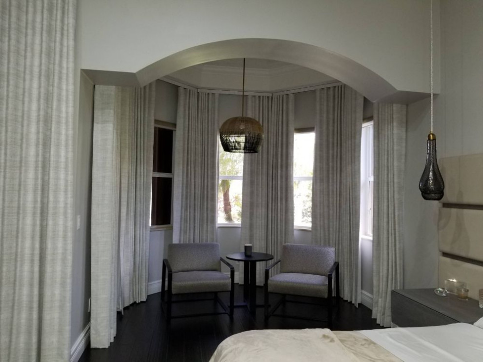 Client DP Custom Window Treatment Contemporary Miami by Magy
