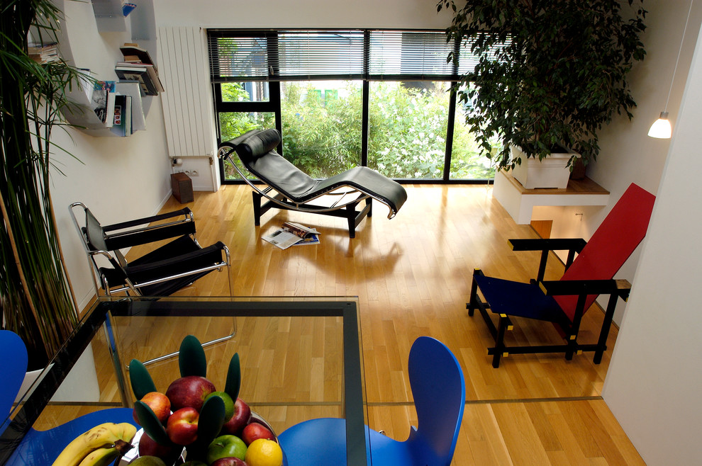 Idées déco pour un salon contemporain.