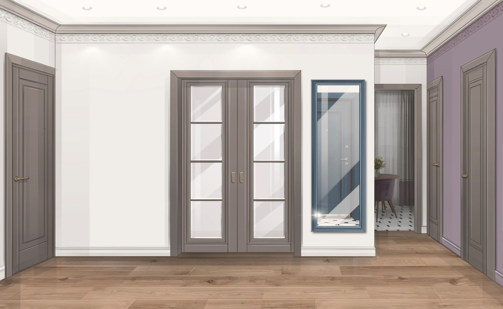 Проект квартиры 50 м2