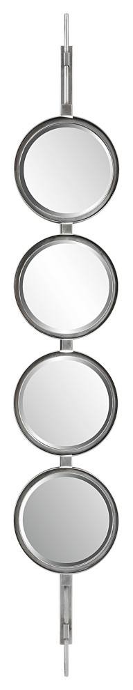 Uttermost Button Silver Mirror