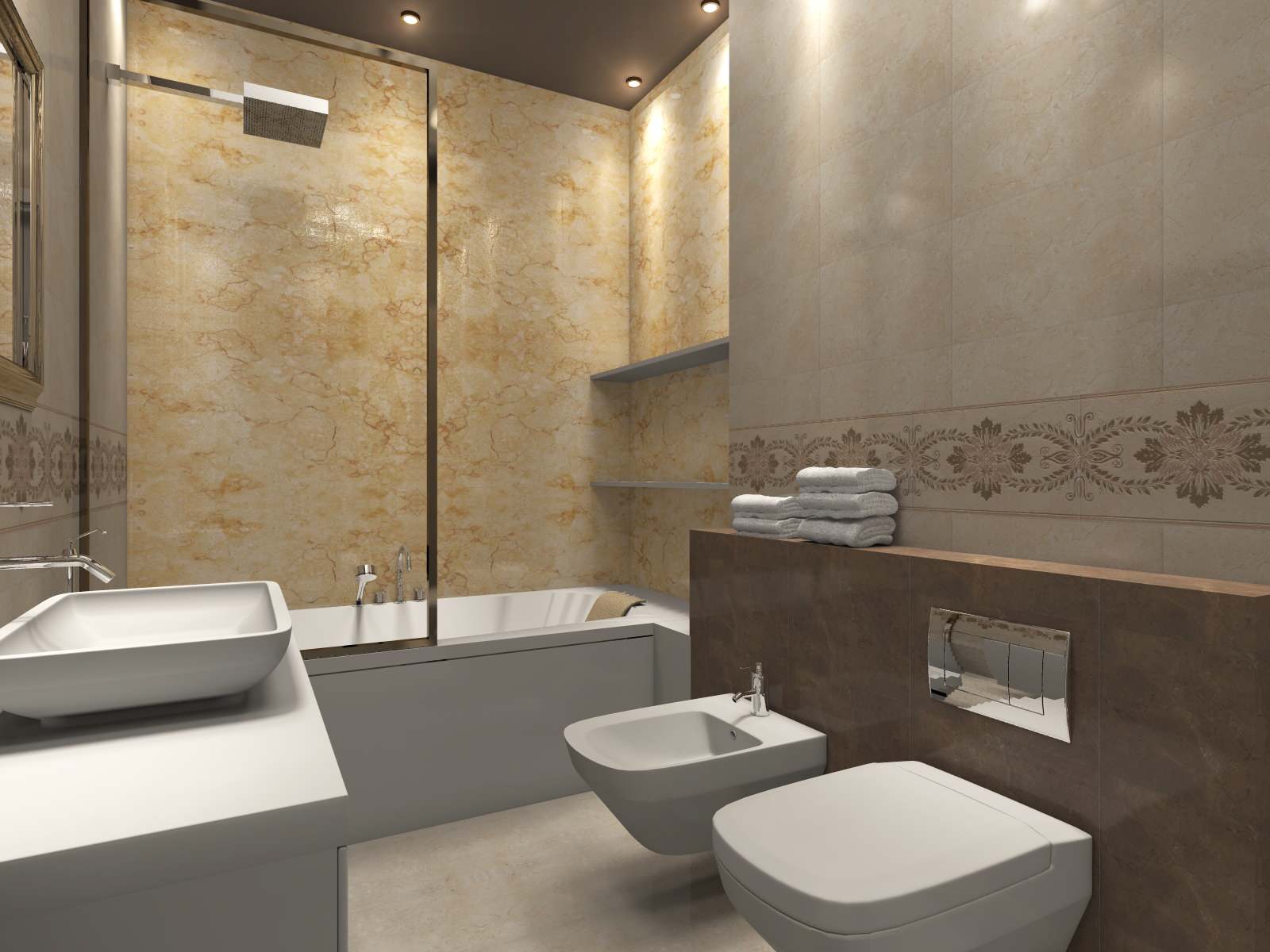 Ванная комната молодой семьи