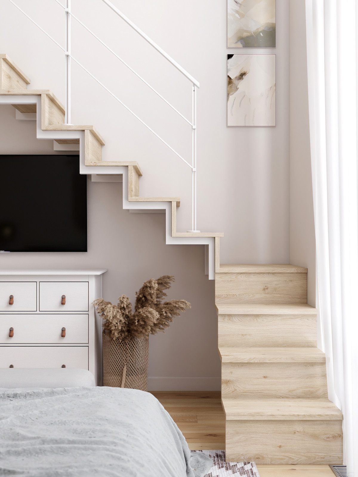 Двухуровневая квартира в стиле "ваби-саби". ЖК Событие