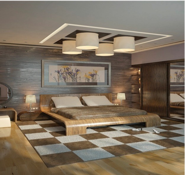 Design ideas for a scandinavian bedroom in Miami.