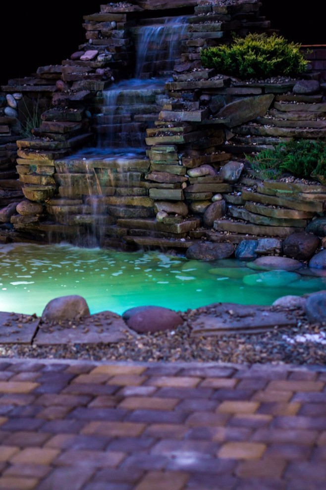 Строительство декоративного каскада, водопада в Ростове-на-Дону