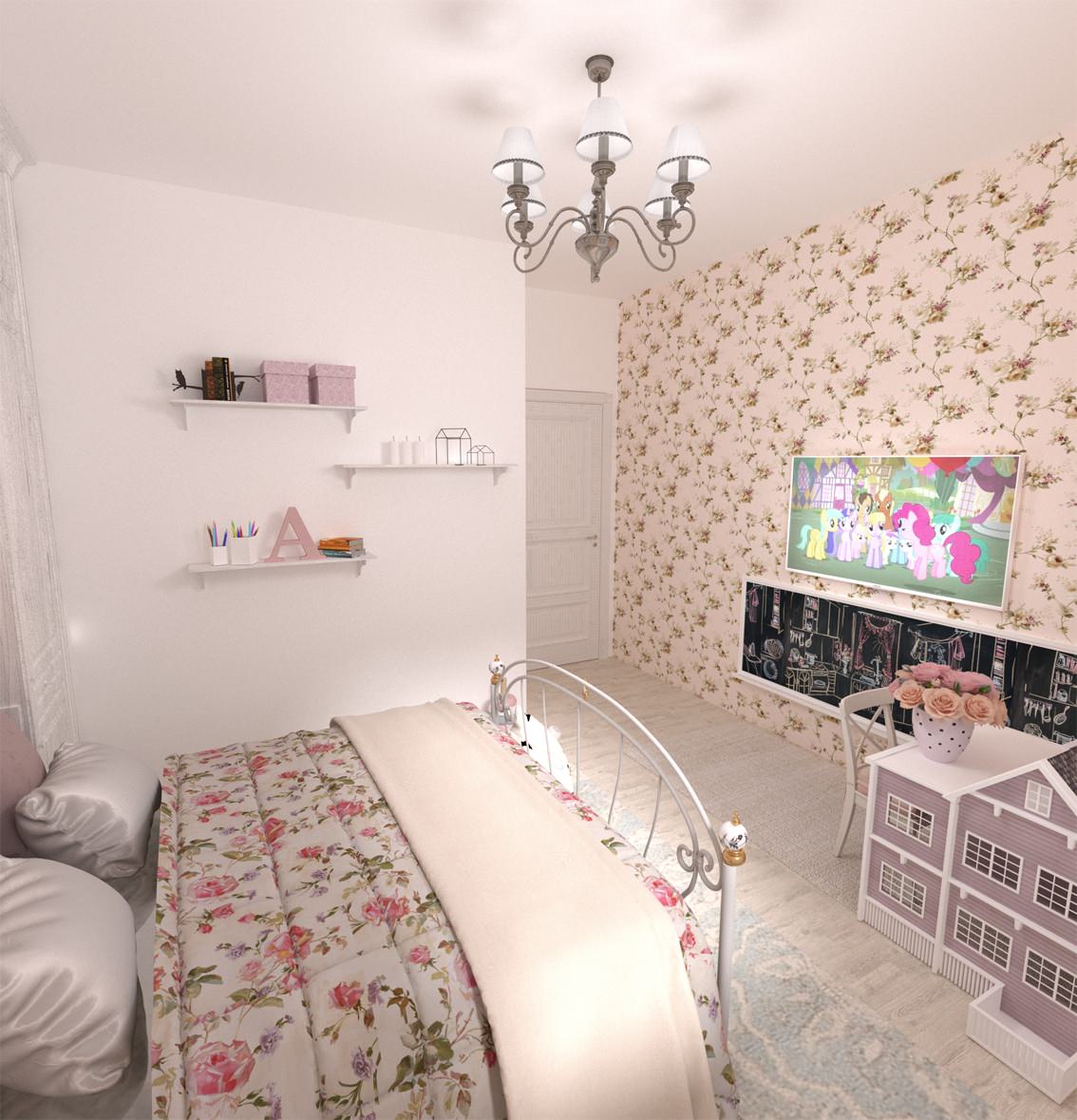 Дизайн интерьера детской комнаты