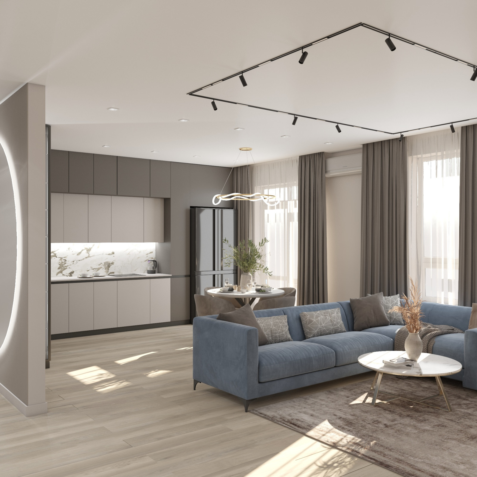 3-х комнатная квартира в ЖК " Новоостровский"