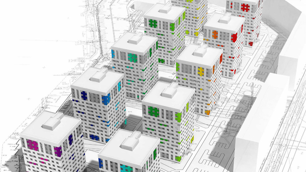 ЖИЛОЙ КОМПЛЕКС «ЕВРОПА СИТИ» (фасады к.10-15)