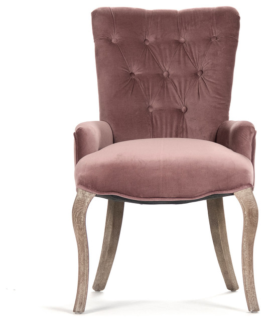 Dining Arm Chairs iris tufted mink velvet dining arm chair - traditional - dining Dining Arm Chairs iris tufted mink velvet dining arm chair - traditional - dining