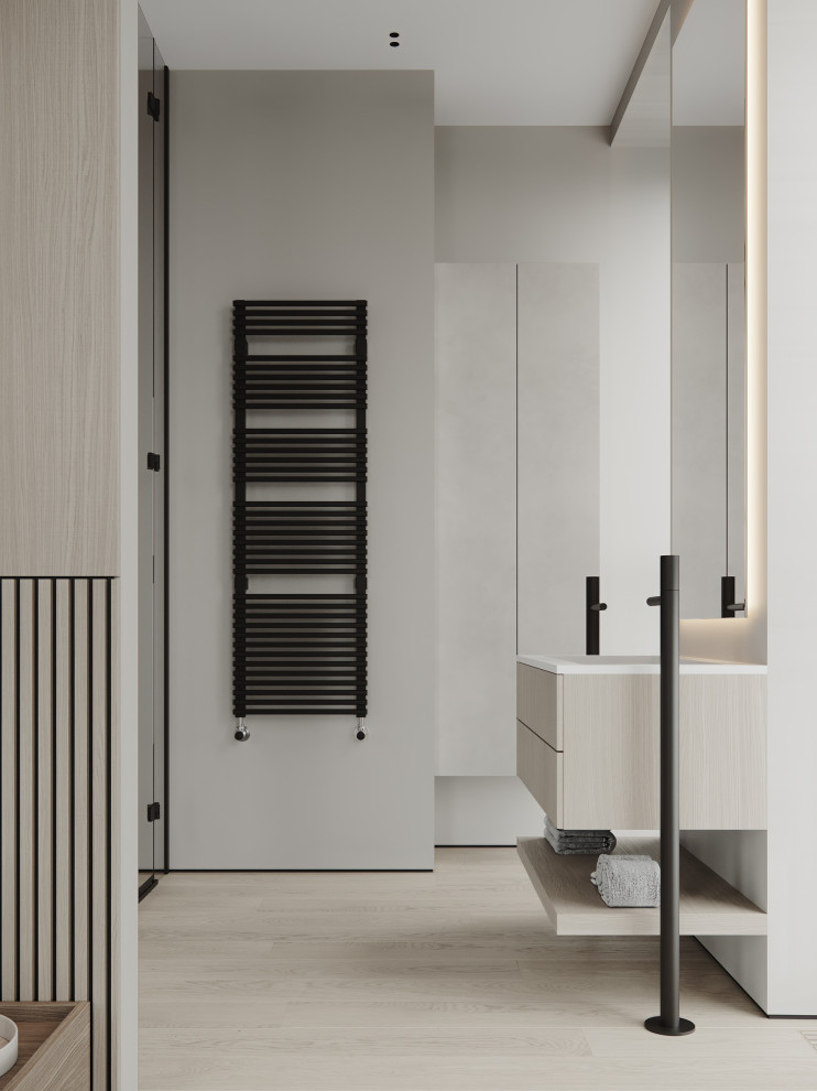 Квартира 144,8 m в стиле современный минимализм