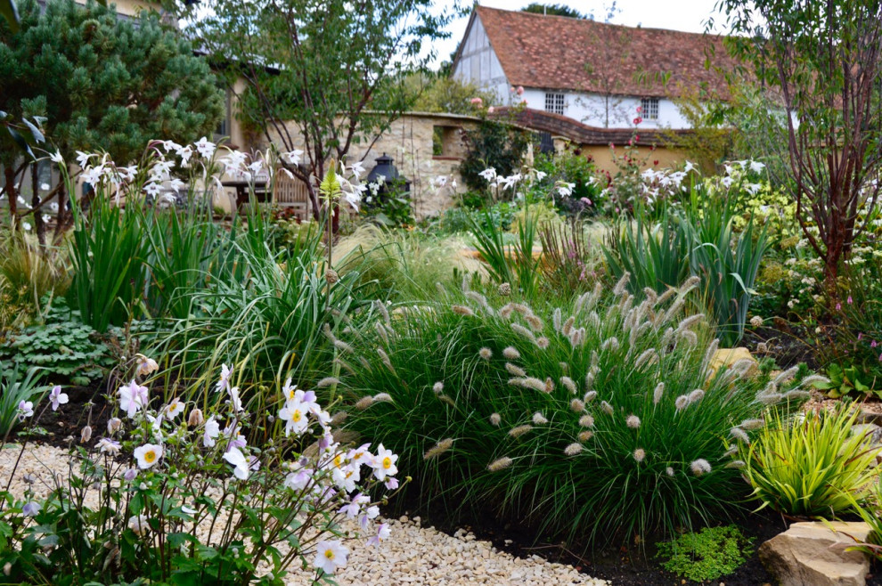 Photo of a mid-sized contemporary garden in Buckinghamshire.