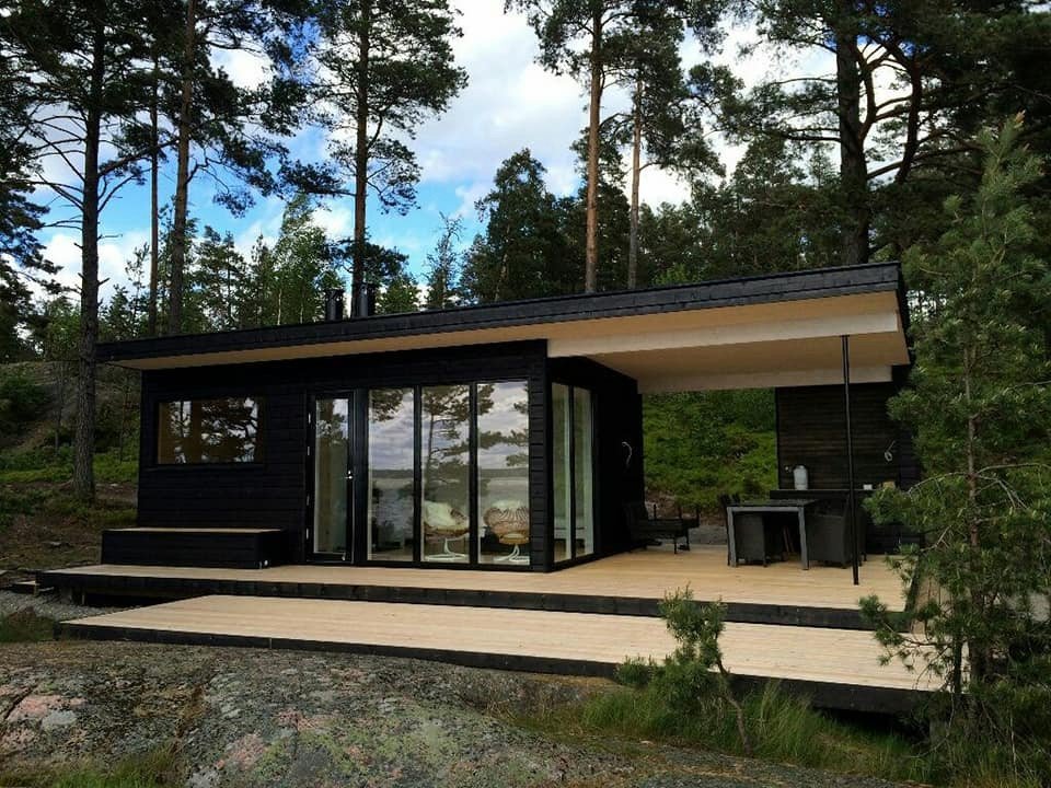 Домик с террасой