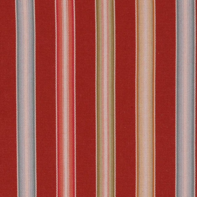 Stripe - Terracotta Upholstery Fabric