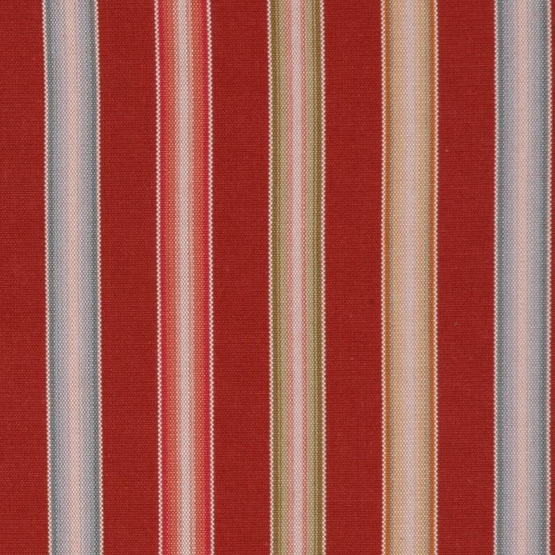 Stripe - Terracotta Upholstery Fabric