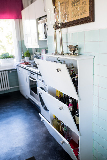 Platz fr Getrnke und Leergut, praktisch und bersichtlich. - Eklektisch -  Kche - Berlin - von raumkonzepte | Houzz