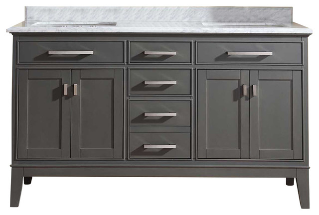 Danny 60 Double Bathroom Vanity Set