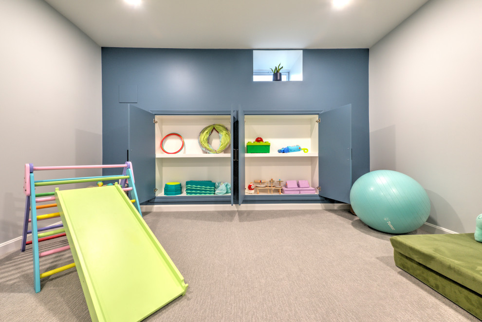 Basement Office and Kids Play Area