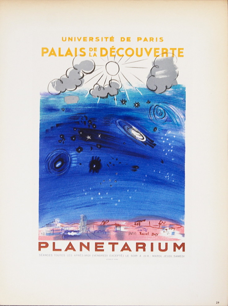 Raoul Dufy Planetarium 1959 Poster