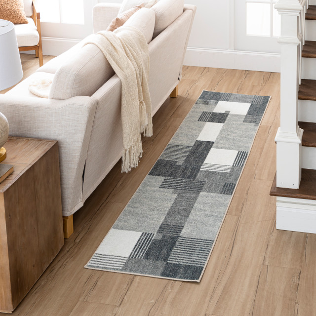 Alliance Multi Rug, 2' X 5' Contemporary Hall And Stair Runners