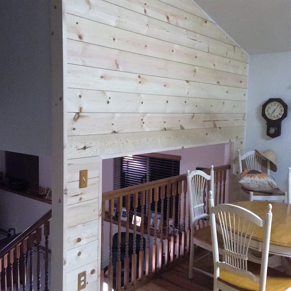 Inspiration for a small rustic home design remodel in Denver