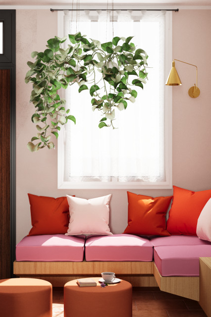 Foglie di Cannella eclectic-living-room