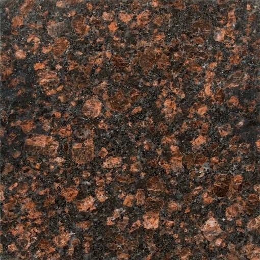 Polished Tan Brown Granite Tile, Set of 50