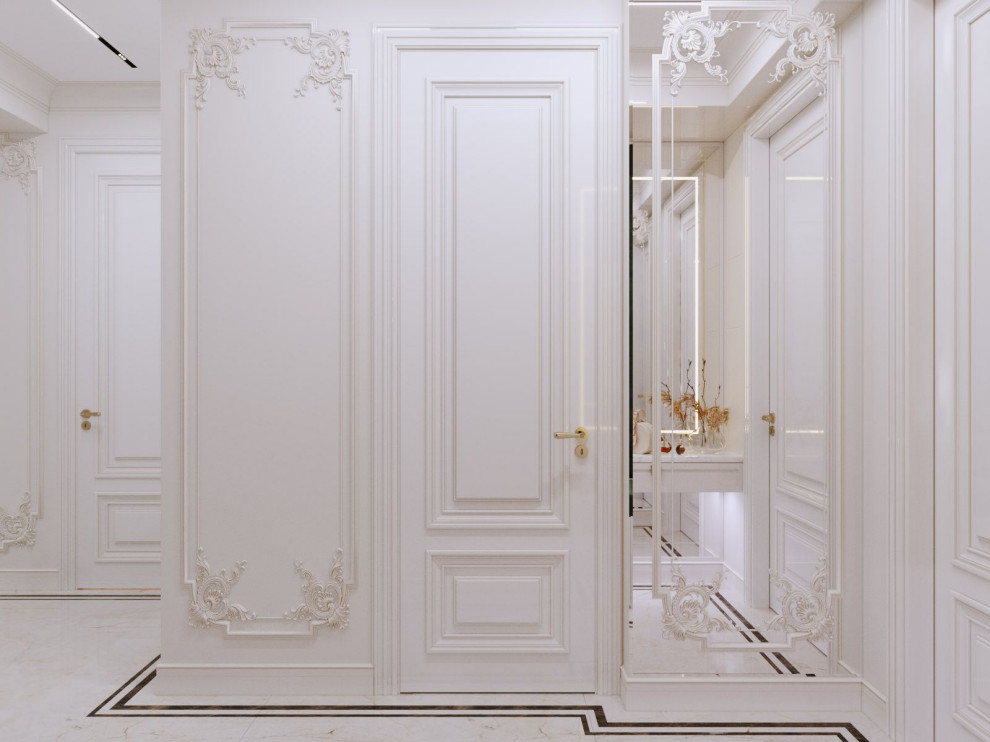 Современный интерьер квартиры в новостройке Москвы