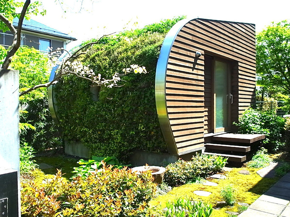 東京23区にあるコンテンポラリースタイルのおしゃれな物置小屋・庭小屋の写真