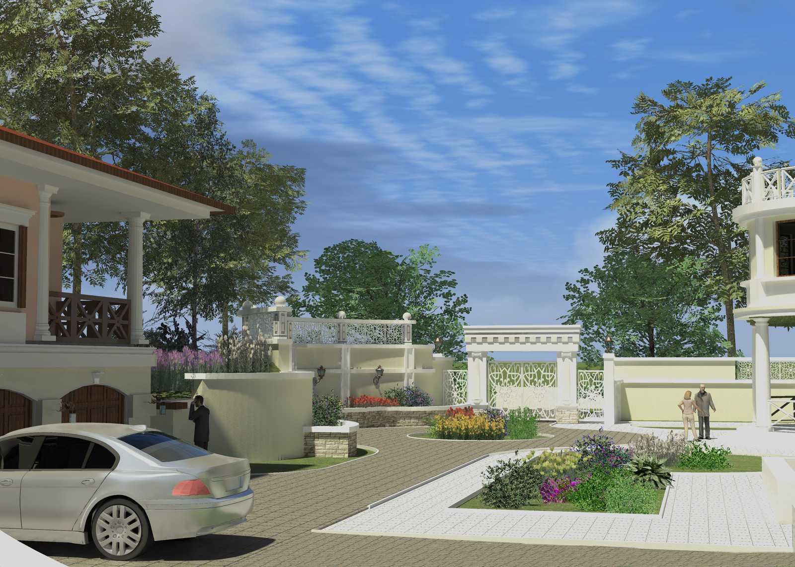 Классическая вилла в Новороссийске.