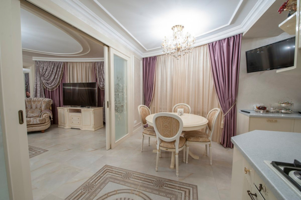 Двухуровневая квартира. Неоклассика (150 кв м).