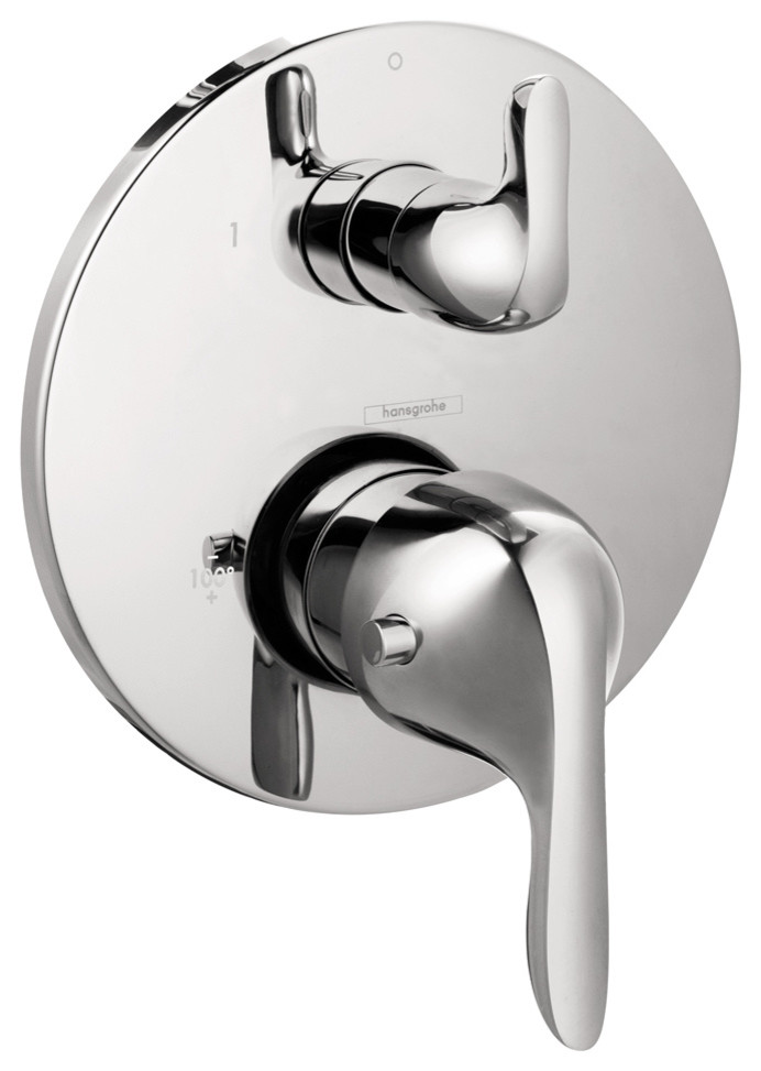 Hansgrohe 4225000 Thermostatic Trim w/ Volume Control in Chrome